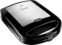 Russell Hobbs Deep Fill Sandwich Toaster/Toastie Maker – Makes 4 Toasties, Cuts & seals, Non-stick easy clean plates, Verticle storage, Power On & Heat ready light, Handle & locking clip, 1520W, 24550