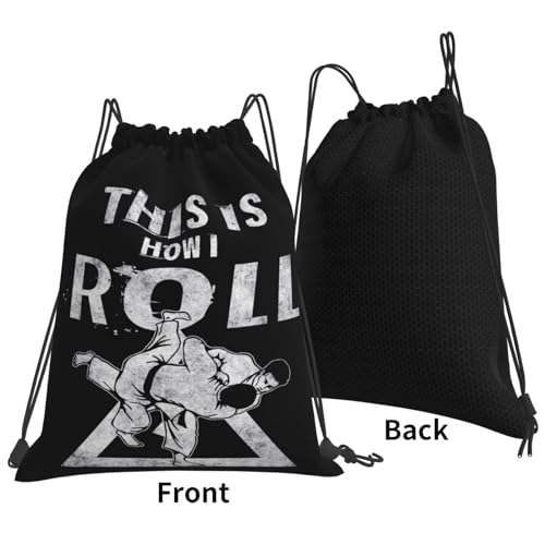 Jiu Jitsu For Bjj Lovers Drawstring Backpack Gym Sack Sports String Bag Drawstring Sackpack For Women Men3