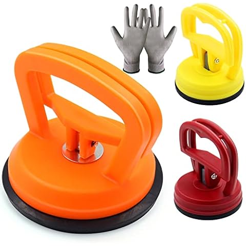 BEIJITA Car Dent Puller,3 PCS Powerful Dent Puller Suction Cup Remover Tool for Car Dent Repair,Glass,Tiles and Mirror & Objects Moving Dent Removal Kit Cover