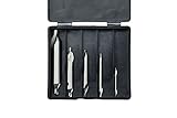 Shars #1-5 60° M42 Cobalt Center Drill Combined Drill & Countersink 5 pcs Set 404-1376 !