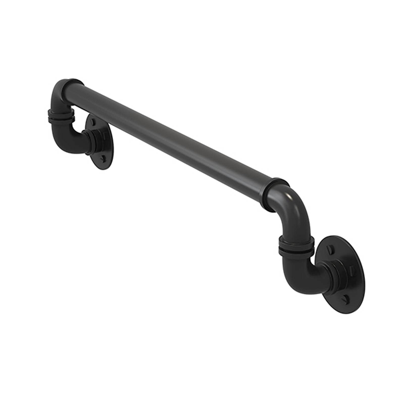 Main courante d'escalier en métal rustique chic pour décoration loft 350 cm