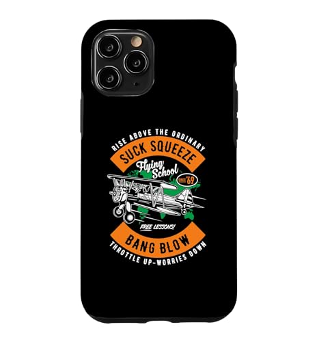 Funny Suck Squeeze Bang Blow Aviation �r���e�[�W�X�^�C���f�U�C�� �X�}�z�P�[�X iPhone 11 Pro �p
