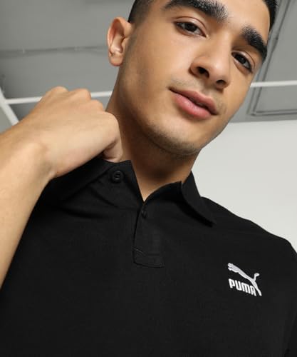 Image of Puma Men's Solid Regular Fit T-Shirt