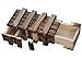 Magic Compartment Wooden Puzzle Box with Secret Drawer Brain Teaser