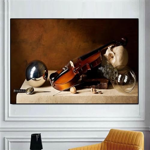 Affiches d'instruments de musique pour créer une ambiance vintage dans votre chambre