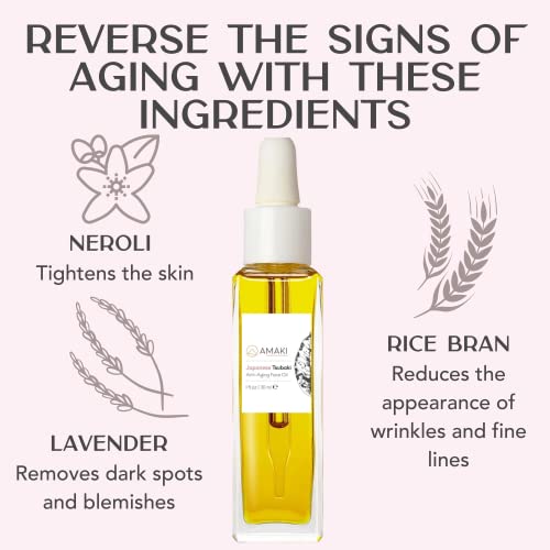 Japanese Tsubaki Oil: Face Moisturizer For Women (30Ml) - Anti Aging, Hydrating, Gua Sha Compatible By Amaki #TOP2