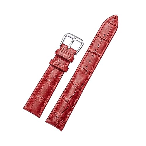 ARICCI Mama's Pearl Bracelet de Montre 12mm 14mm 16mm 18mm 19mm 20mm 21mm 22mm 24mm Bracelets de Montre for Hommes Femmes(Red,20mm)