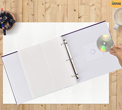 Arpan Large Slip In Photo Album Holds 500 Photos 6'' x 4'' - Purple