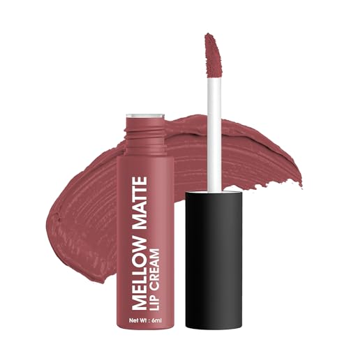 Image of Colors Queen Mellow Matte Lip Cream, Long Wear Liquid Matte Lipstick, Velvety Soft Finish, Weightless Formula, Long Lasting Lipstick for Women (13 - Mauve Party)