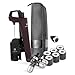 Coravin Timeless Six Plus Weinkonservierungssystem &ndash; By-the-Glass Wine Saver &ndash; mit 3 reinen Argongas-Kapseln, 6 Schraubverschl&uuml;ssen und Weinbel&uuml;fter &ndash; Limitierte Auflage, Rot