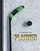 5-Year Monthly Planner 2021-2025: Dated 8.5x11 Calendar Book With Whole Month on Two Pages / Ice Hockey Puck Stick - Sport Art Photo / Organizer With ... - Charts / 60-Month Life Journal Diary Gift