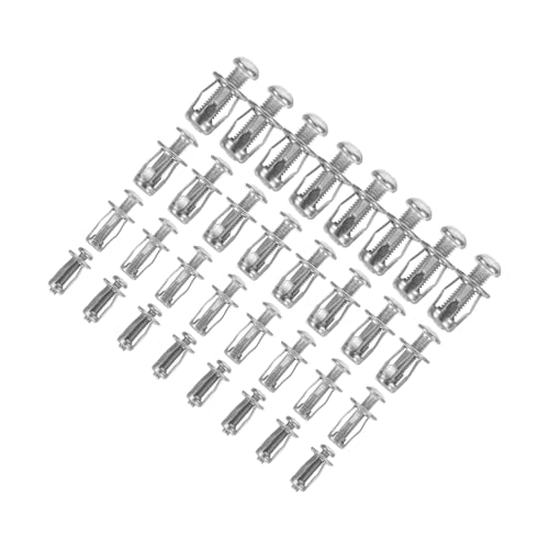 KICHOUSE Long-Lasting Performance 40pcs Metal Expansion Screws Anti-Seismic Design for Home Improvement Projects