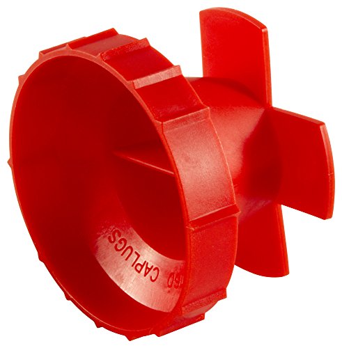 Fiches filetées UTP-100 Caplugs en PE-LD rouge pour protéger vos filetages industriels