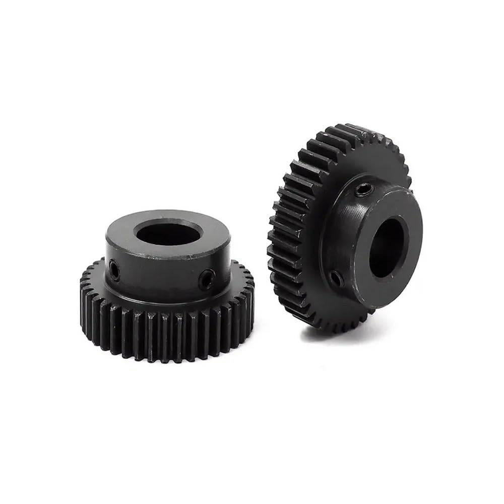 Pignon d'engrenage droit 1M 25 dents 1 Mod droites 45# engrenage en acier 6mm 8mm 10mm 12mm trou moteur crémaillère Transmission(10mm,11pcs 1M 25 Teeth)