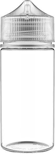 Chubby Gorilla Botella de unicornio de 3.4fl oz, botella transparentetapa natural, V3 (3 unidades)