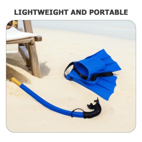 Equipo de snorkel de material PVC resistente con correas de talon 7