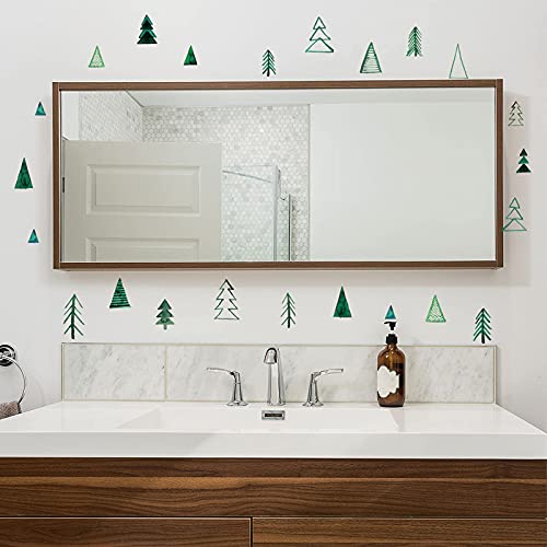 Vinilos decorativos Maydahui estilo nórdico pino verde 21.56x15.98 cm miniatura 6