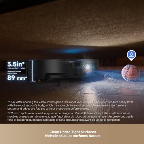 Robot Vacuum and Mop Combo with Self-Empty Base