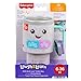 Fisher-Price Lern- und Spielspaß Barista-Becher - Interaktives Babyspielzeug, 20 Melodien, Sätze, Alphabet, Zahlen und Farben Lernen, Englisch, Deutsch oder Französisch, für Babys ab 6 Monaten, HXF49