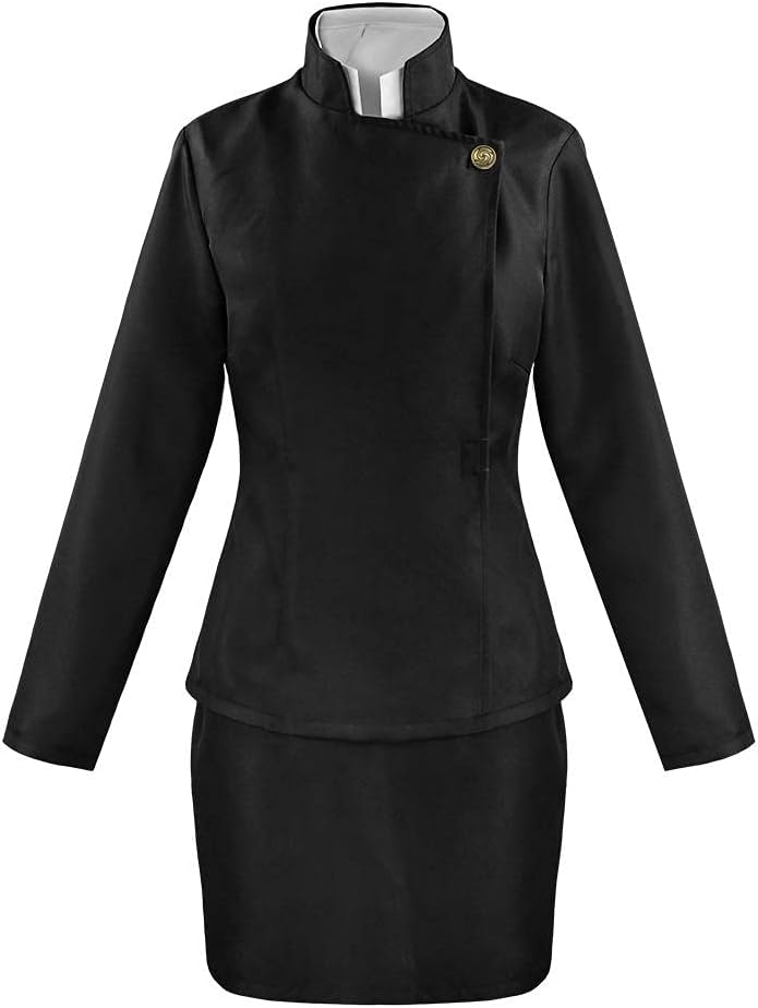 Cos-Animefly Jujutsu Kaisen Zenin Maki Cosplay Costume Halloween Party Outfit JK Uniform for Girls Women