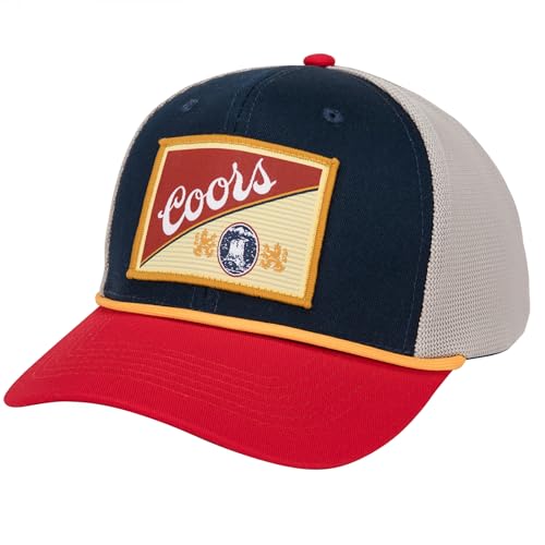 H3 Sportgear Coors Classic Logo Rope Mesh Trucker Adjustable Snapback Hat Multicolor