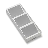 madesmart Basic Spice Drawer Organizer - White | BASIC COLLECTION | 3-Compartments | 15x40