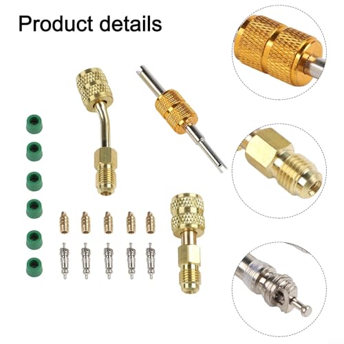 Kit Adaptador Split R410A 5/16 a 1/4 Pulgadas, Conector Latón miniatura 6
