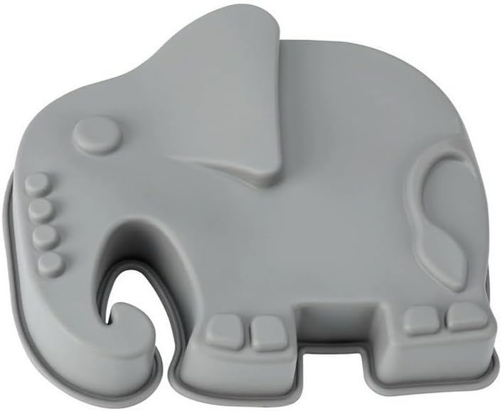 Miniatura 2 de Molde antiadherente para hornear de silicona, molde para tartas de elefante, 2 unidades