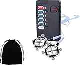 Electric Nipple Clamps Portable Adjustable Shock Stimulation, Hypoallergenic Non-Piercing Body Jewelry for Women & Teen Girls for Sweater ND02