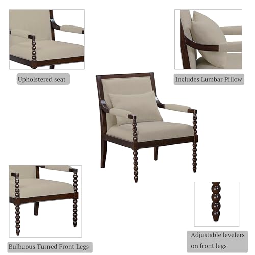 Sillón Coastal Marrón con Almohadón Lumbar miniatura 6