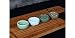 ZHAMS Kungfu Teacup,Chinese Long-quan Celadon Teacup,Tea Set, Different Colors, Set of 4