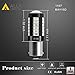 Alla Lighting 2800lm 7528 1157 LED Bulbs Red Turn Signal Brake Stop Lights Bulbs Xtreme Super Bright 5730 33-SMD 12V Lamps BAY15D 3496 2357 2057 1034 198