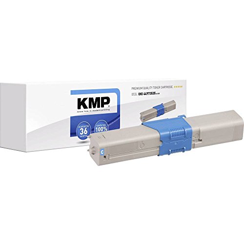 KMP Toner für OKI C301dn/C321dn, O-T37, cyan