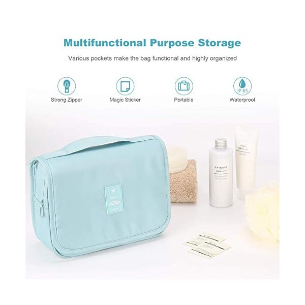 Coolbaby Hanging Toiletry Bag Large Cosmetic MakEUp Travel Organizer For Men & Women With Sturdy Hook, Yly029-Hln