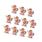 Buxuaaaa Colgante angelical acrílico portátil para regalo del día de San Valentín como símbolo de protección, decoración resistente para bolso o coche, dije angelical