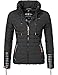 Produktbild Navahoo Damen Übergangsjacke Steppjacke Gini Schwarz Gr. S