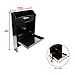 Pit Posse 458BK Jr Work Station Storage Cabinet Shelf Rack Holder Caddy - Made in USA - Garage Enclosed Race Trailer Automotive Mechanics Shop Storage Organizer Aluminum (Black)