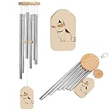 Carillón de viento de moda de madera Noisemakers impresión diseño original divertido perro travieso para decorar famoso hogar oficina habitaciones dormitorio