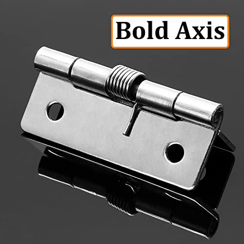 Yoohey 4Pcs 2 Inch Spring Hinge Self Closing Hinge, 304 Stainless Steel Spring Door Hinges, Self Closing #TOP4
