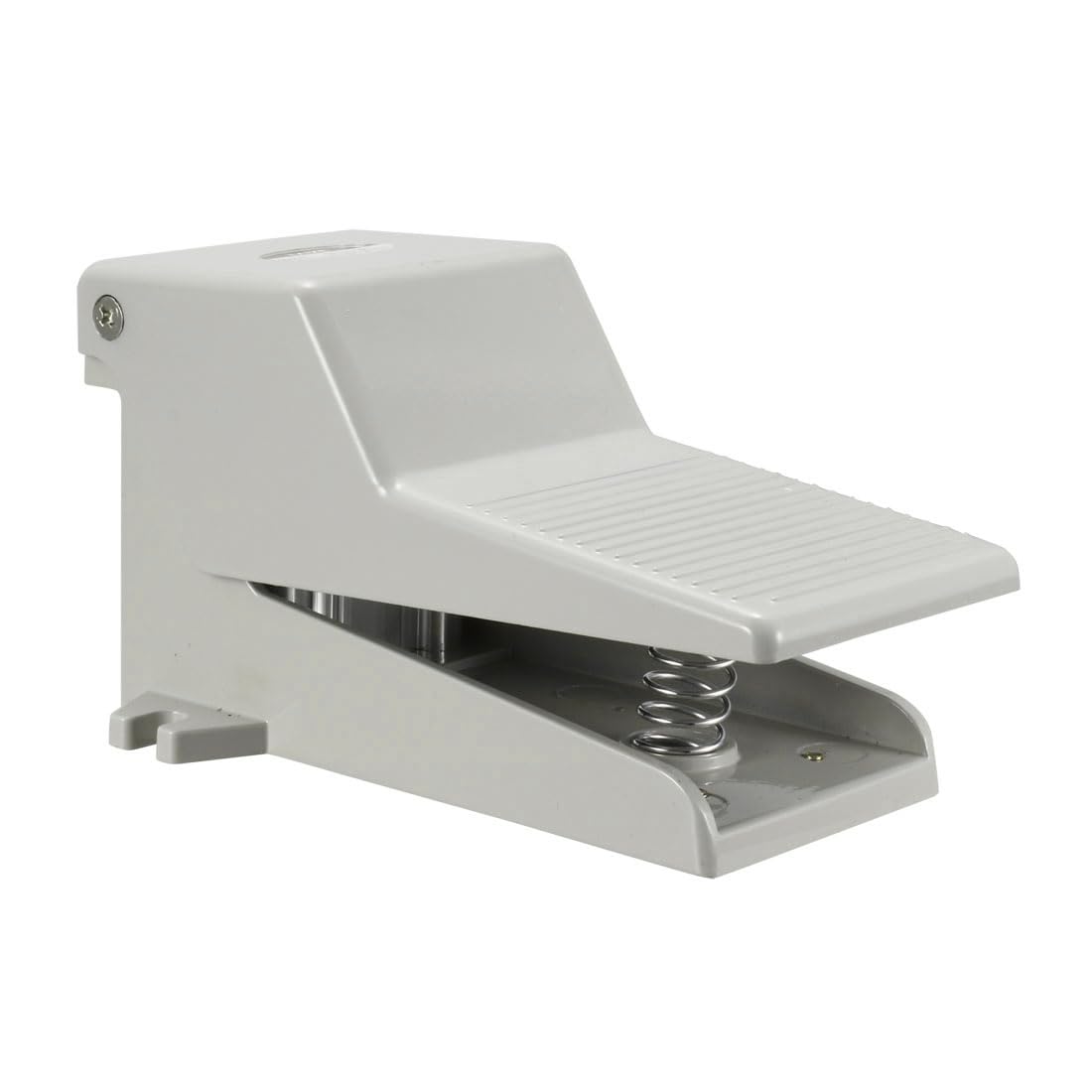 sourcing map Válvula de pedal de pie de 2 Posición 3 Salidas 1/4" Hembra G momentáneo antideslizantes neumática