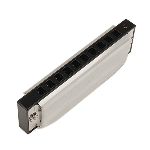 Harmonica de couleur argentée 10 trous 20 tons clé de C pour Blues Jazz Rock Instrument de musique folklorique accordéon… - Les Beatles, Paul McCartney, John Lennon, RIngo Starr, George Harrison Harmonica de couleur argentée 10 trous 20 tons clé de C pour Blues Jazz Rock Instrument de musique folklorique accordéon… – Image 4