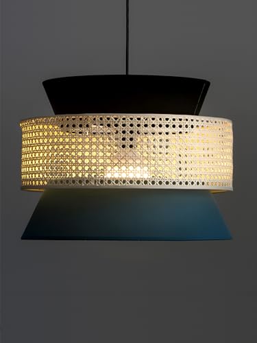 Image of Habere India-All the Cultures Fabricating India Pendant Lamps for Living Room | Hanging Lights for Living Room | Pendant Lights for Ceiling | Bamboo Ceiling Lamp (S; D:40 x H:30 cm)