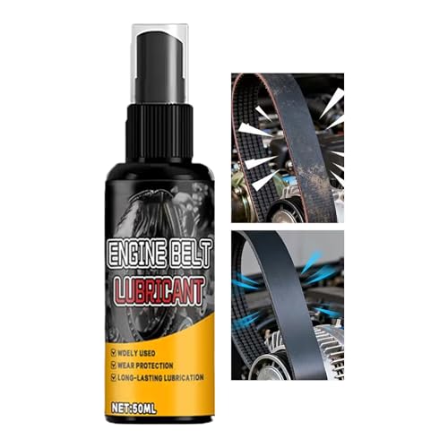 Aerosol para el cuidado de la correa del vehículo, 100 ml, lubricante para motor de coche y correa de transmisión, para vehículos de motor, sedanes, caravanas, camiones, talleres, garajes exteriores