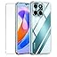 Custodia Slim Cover Per HONOR X8A + Pellicola Vetro Temperato - Trasparente, Ultra Sottile