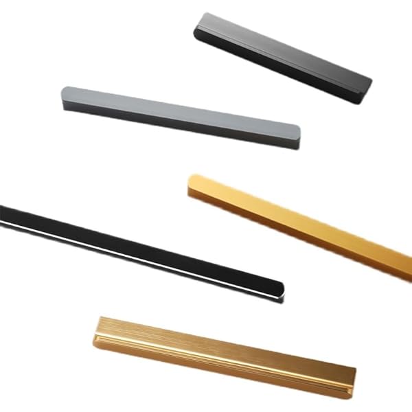 Shozafia 5 Pack Black Cabinet Pulls - Kitchen Hardware Handles for Dresser Drawers -T Shape Cabinet Hardware (7.09 inch,Black) by Shozafia - Image 4