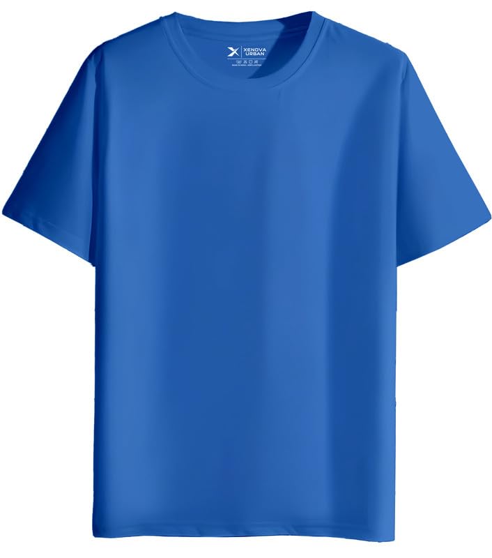Image of XENOVAURBAN Unisex Regular Cotton Solid Color Tshirt