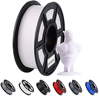 ANYCUBIC PLA Filament 1.75mm, 3D Printer Filament PLA Dimensional Accuracy +/- 0.02 mm, 1kg 3D Printing Filament for 3D Printers (White)