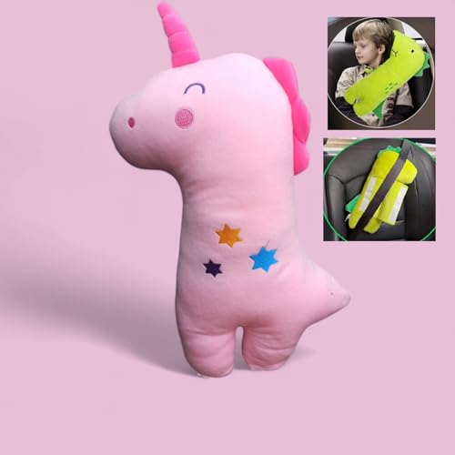 Image of Kids car Supporter Seat Belt (Pink)