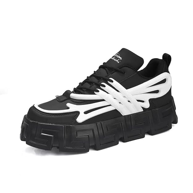 Image of STAPER Running Shoes for Men | Walking & Gym Sticker Sports Shoes with Max Cushion /Technology | Sneakers Lace Up Sports Shoes for Men