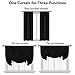 Deconovo Cortinas de Salón Térmicas Aislantes Dormitorio Decoración Ventanas para Habitacion Moderna...